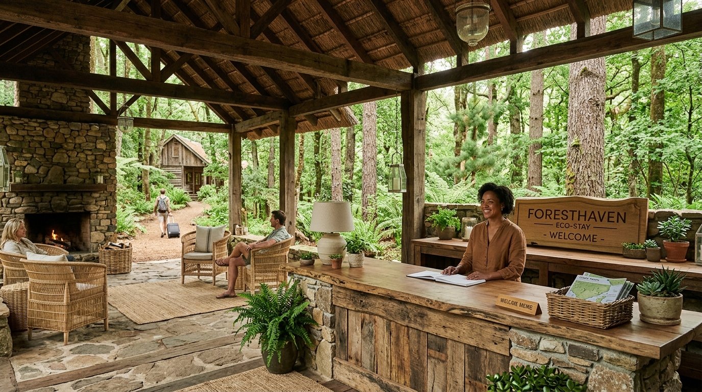 Welcoming Common Living Room and Hearth